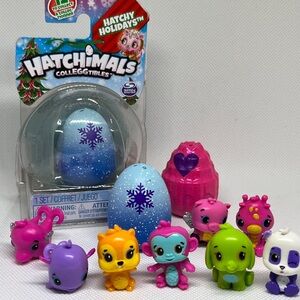 Lot of 8 Hatchimals Colleggtibles + 3 unopened eggs!!!!